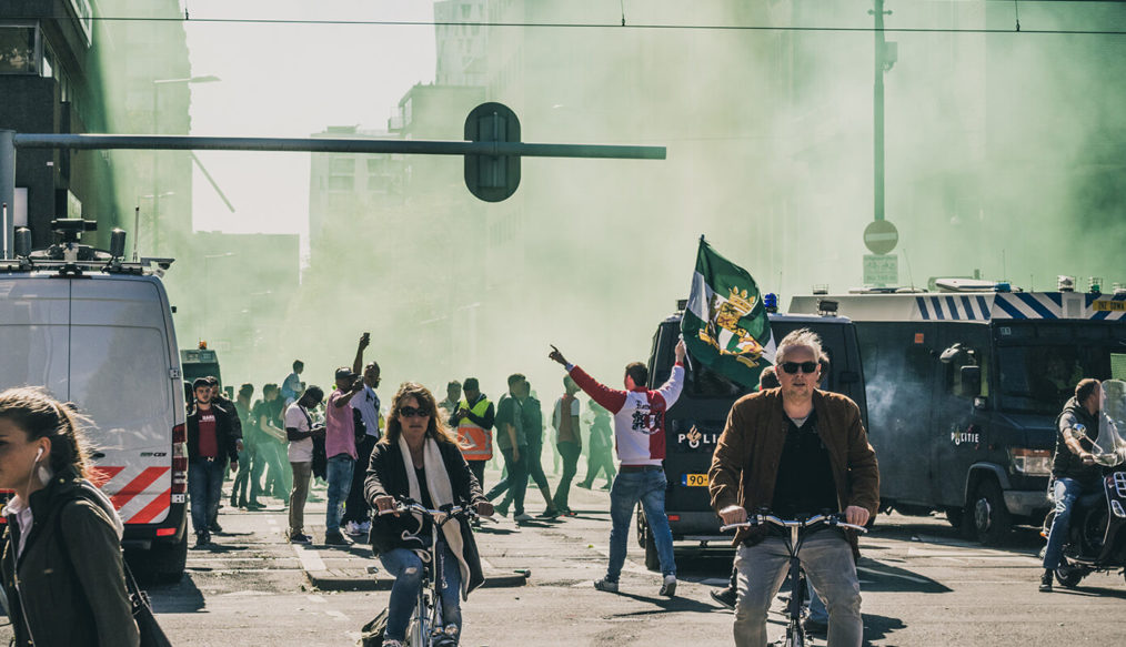 Protest at Barcelona for the Galactic Empire