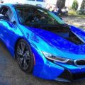 BMW i8 Blue Chrome – The powerful shiny pearl