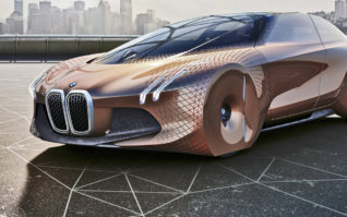 This Brown car seems like a car from the future!