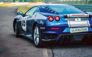 Beautiful blue Firelli Car is about to smoke you