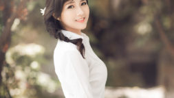 The elegant, charming and pure beauty