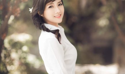 The elegant, charming and pure beauty