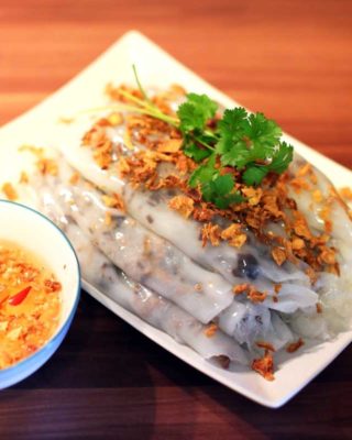Vietnamese Banh Cuon is a must eat