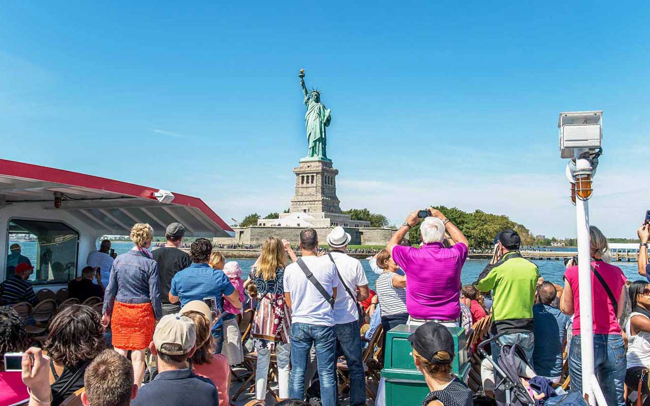 Our first trip to the Statue of Liberty