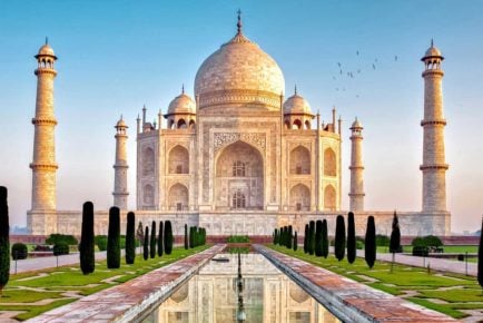 The beautiful Taj Mahal, Delhi City, India