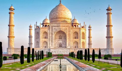 The beautiful Taj Mahal, Delhi City, India